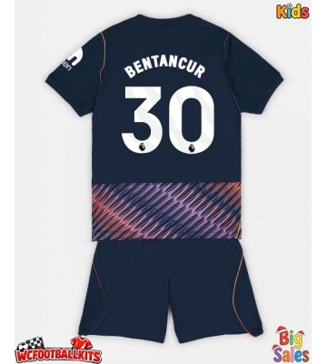 Tottenham Hotspur Rodrigo Bentancur #30 Replica Away Stadium Kit for Kids 2026-27 Short Sleeve (+ pants)